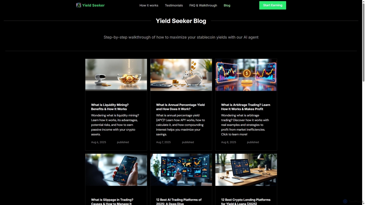 Yieldseeker.xyz for Yieldseeker