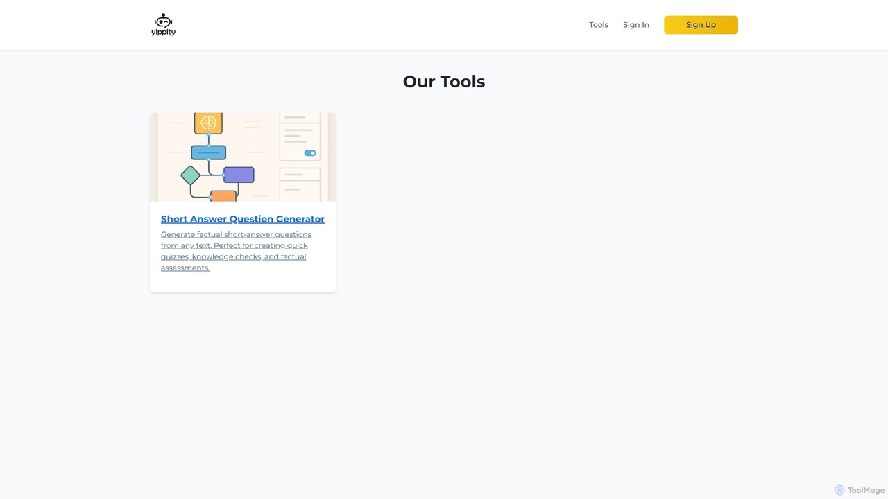 AI Question Generator: Create Multiple Choice, True/False Questions & Study Tools | Yippity for Yippity