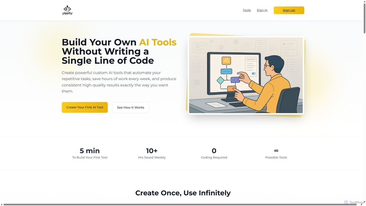 Build Custom AI Tools Without Coding | Automate Tasks | Yippity for Yippity