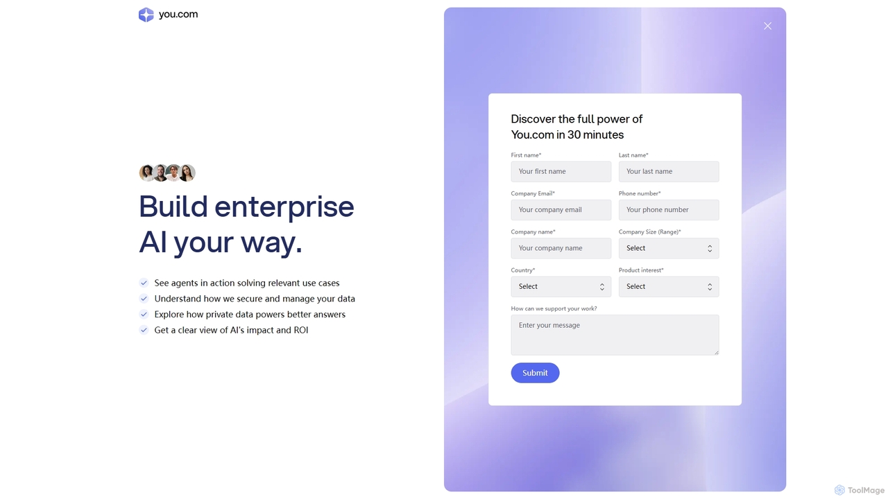 Book a Demo | You.com for You.com