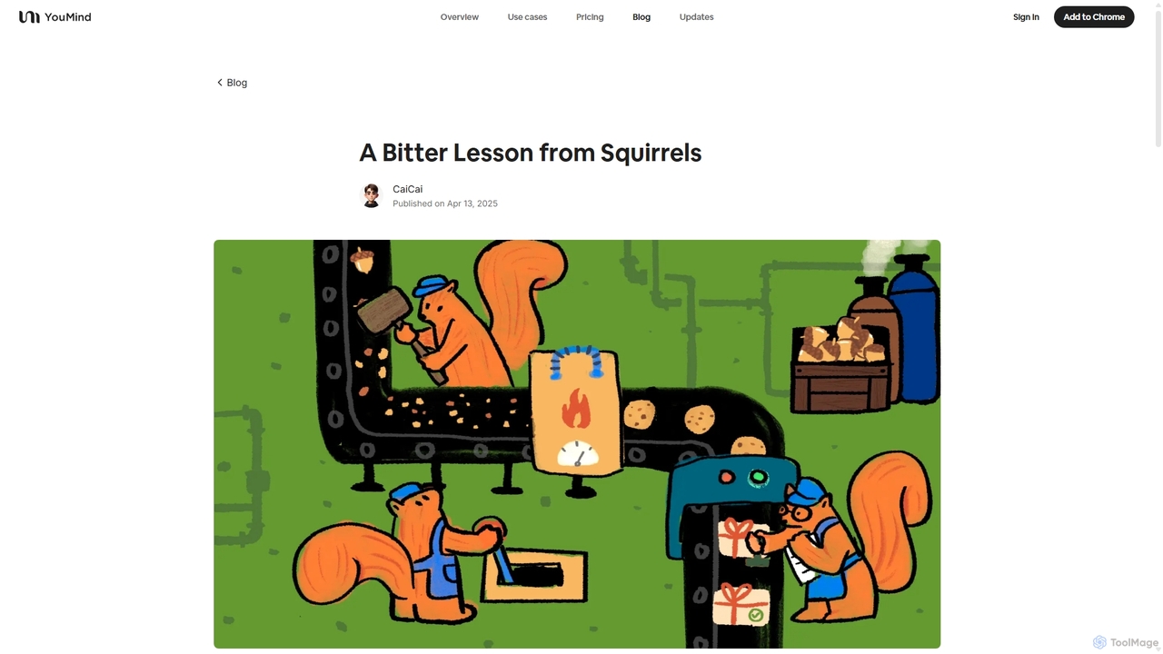 A Bitter Lesson from Squirrels - YouMind Blog - YouMind Blog for YouMind