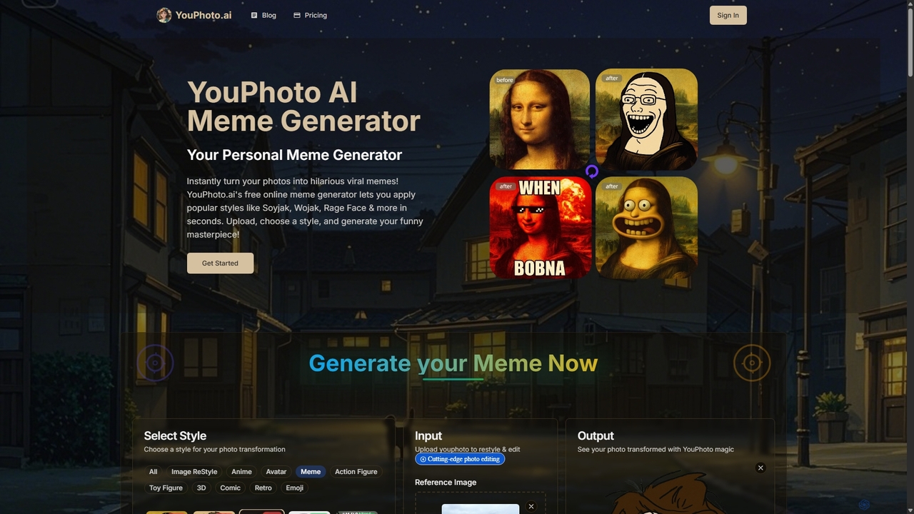 Free Meme Generator Online | YouPhoto AI Photo Editor for Youphoto