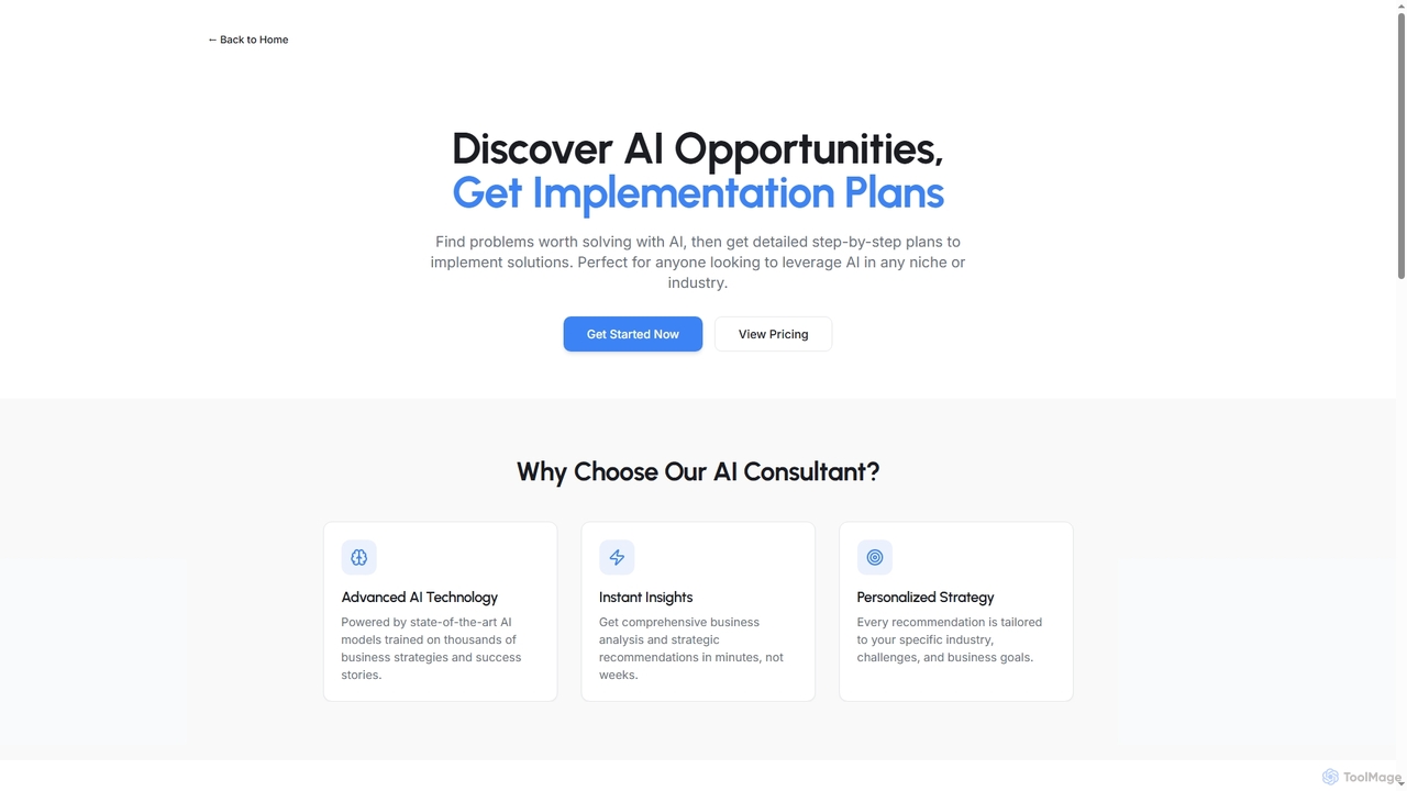 Your AI Consultant - Custom AI Strategies for Your Business for Your AI Consultant