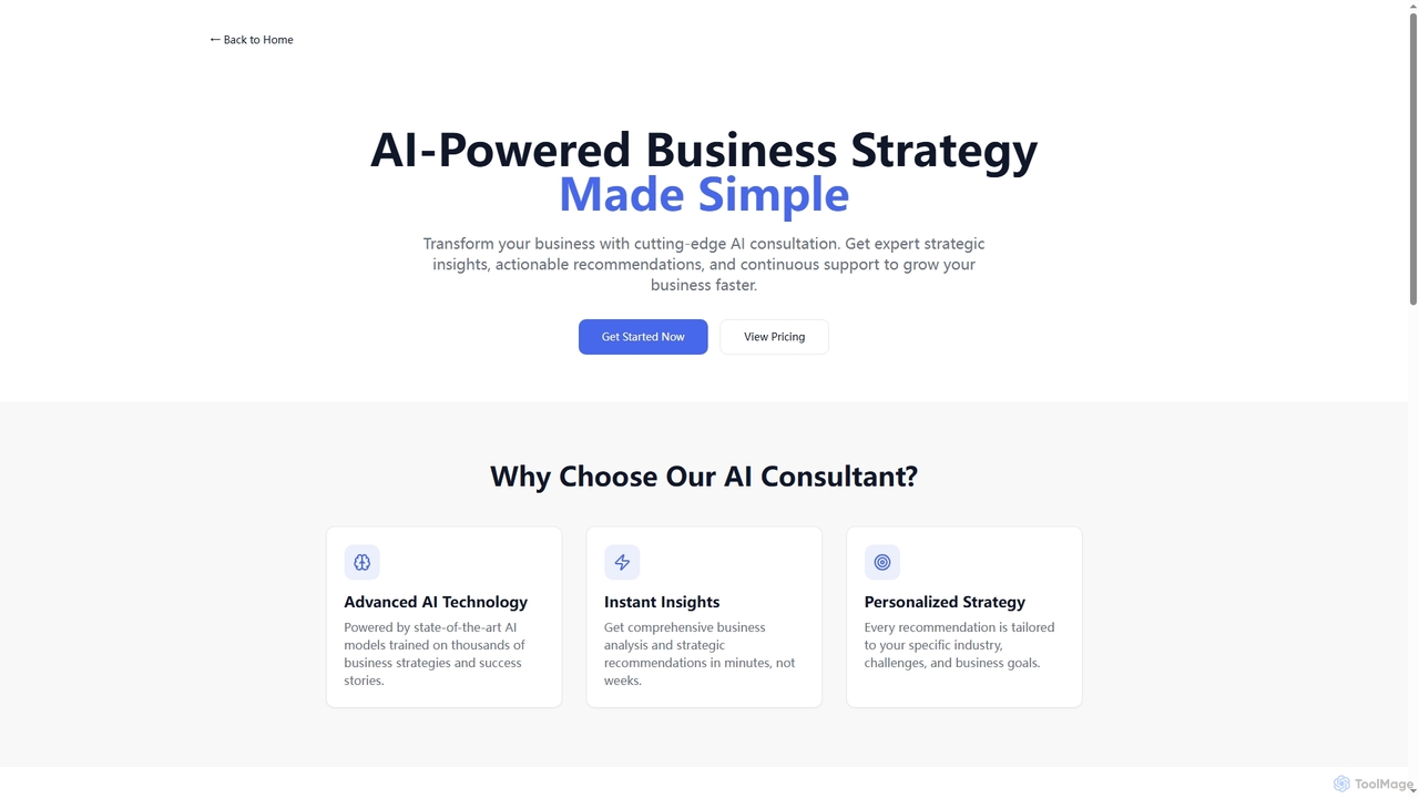 Your AI Consultant - Custom AI Strategies for Your Business for Your AI Consultant
