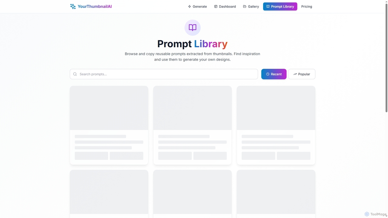 YourThumbnailAI - AI-Powered Thumbnail Generator | Create Viral Thumbnails in Seconds for YourThumbnailAI