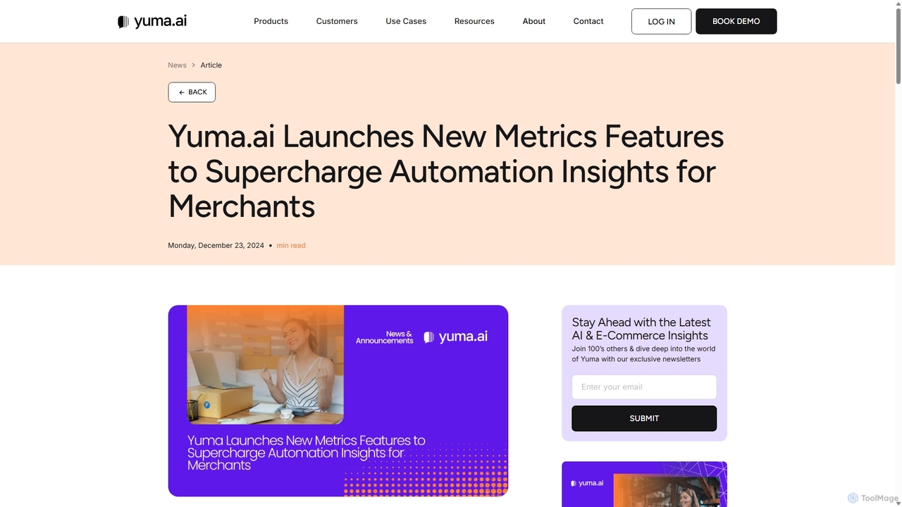 Yuma.ai Launches New Metrics Features to Supercharge Automation Insights for Merchants for Yuma