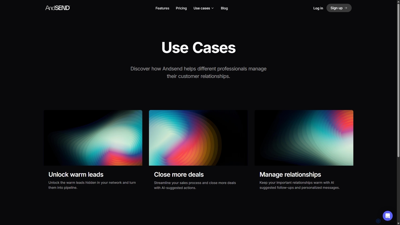 Use Cases - Andsend | Andsend for Zaplify