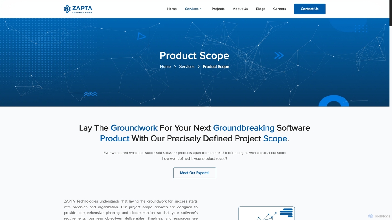 Product Scope Services | ZAPTA Technologies for Zaptatech