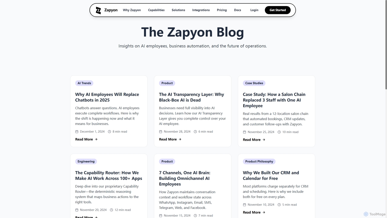Blog - AI Employee Insights & Automation Strategies | Zapyon for Zapyon