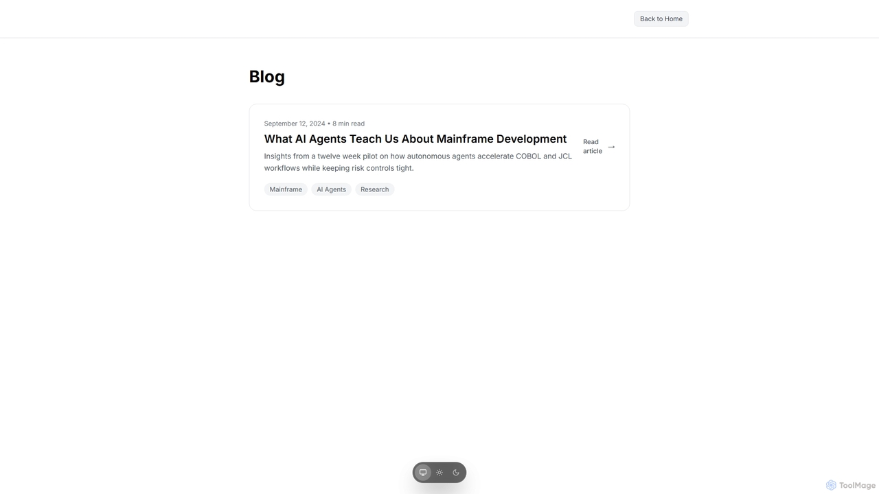 Zcrafter - The AI Platform for Mainframe Development for Zcrafter