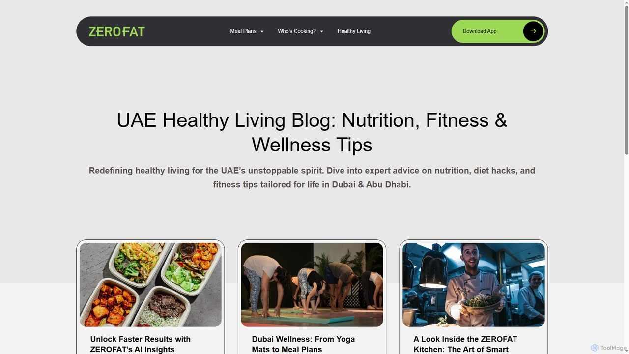 ZEROFAT Blog: Healthy Living & Nutrition Advice | UAE for Zerofat