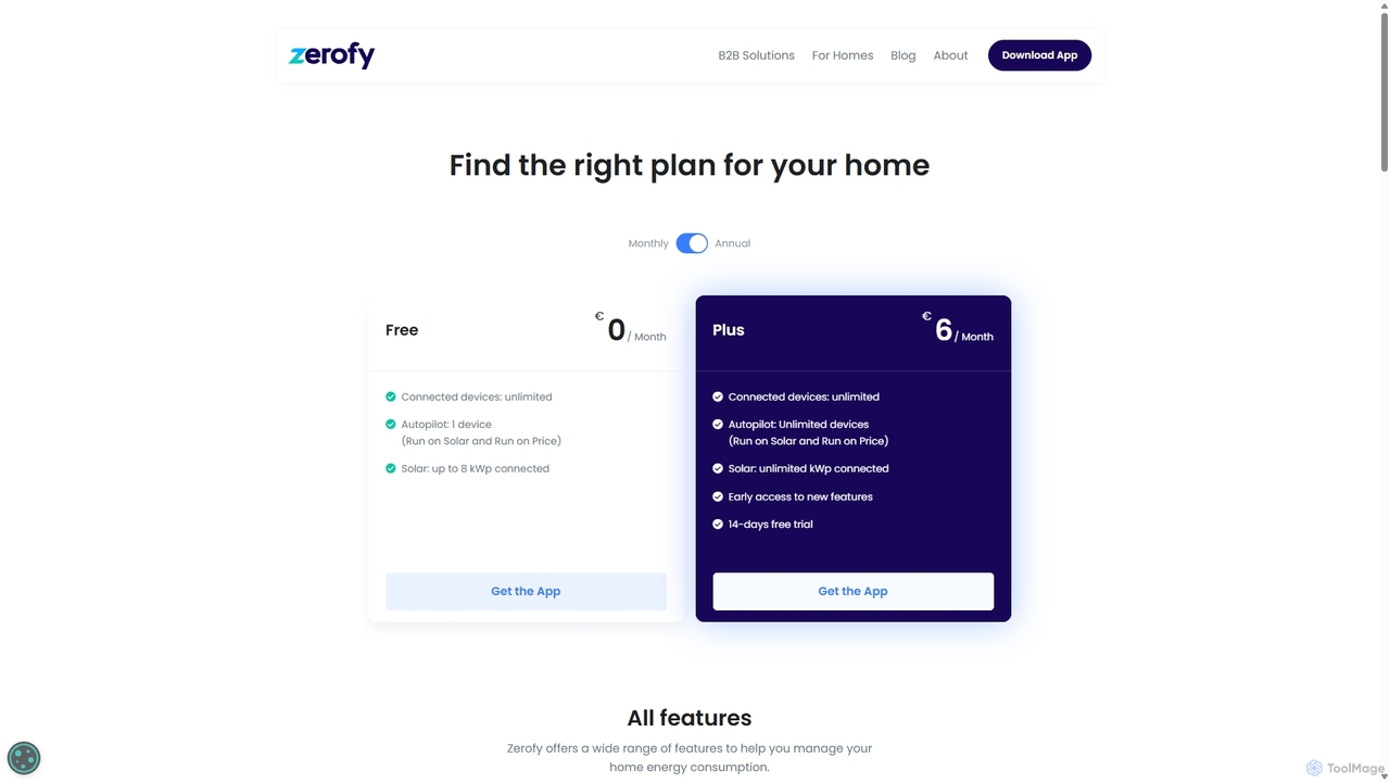 Pricing for Zerofy HEMS for Zerofy