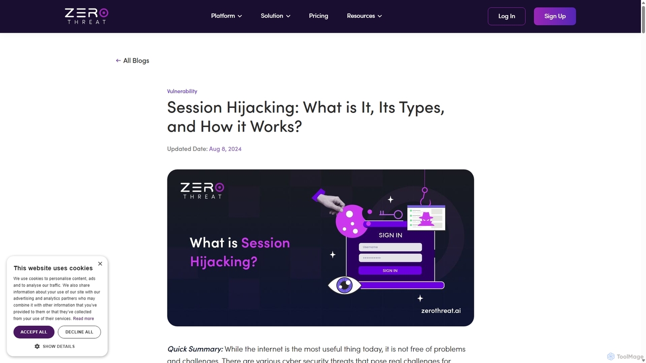 Understanding Session Hijacking: A Detailed and Inclusive Guide for Zerothreat