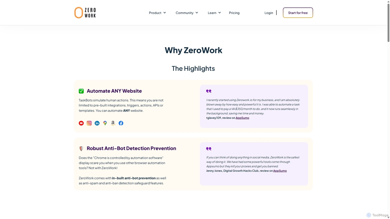 Why ZeroWork for ZeroWork