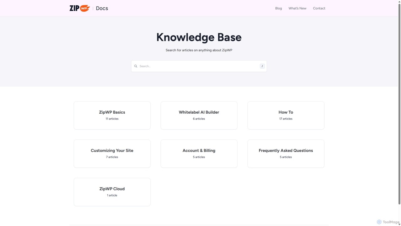 Docs » ZipWP for ZipWP