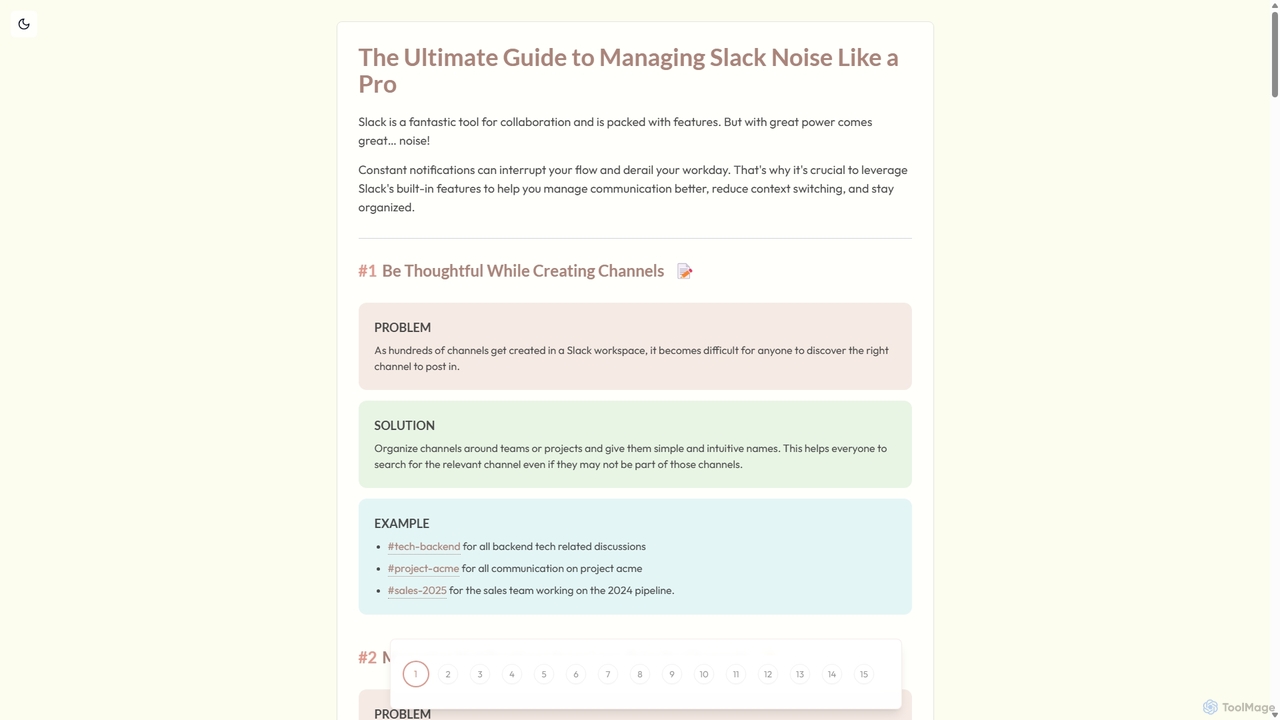 Slack Guide | Zivy for Zivy