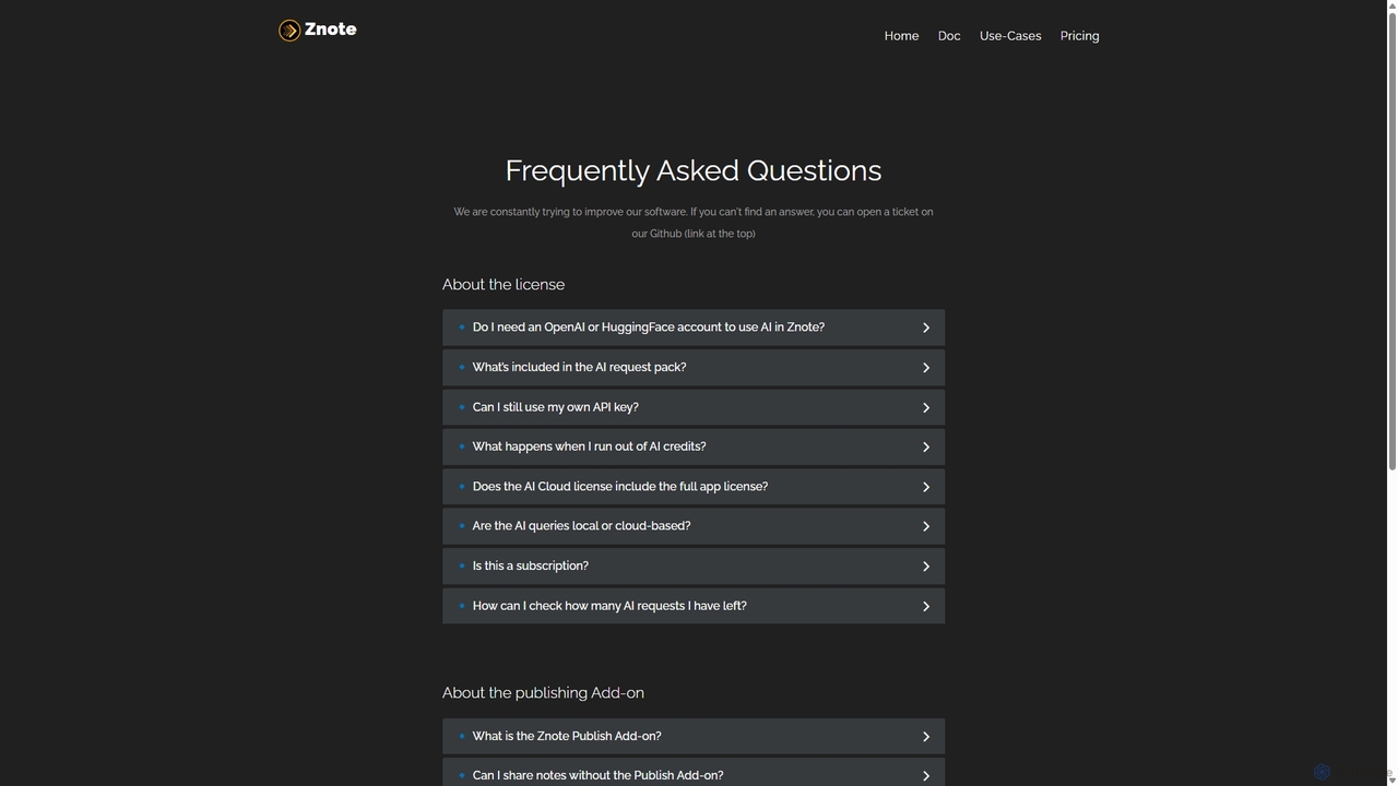 FAQ - Run code visually for Znote