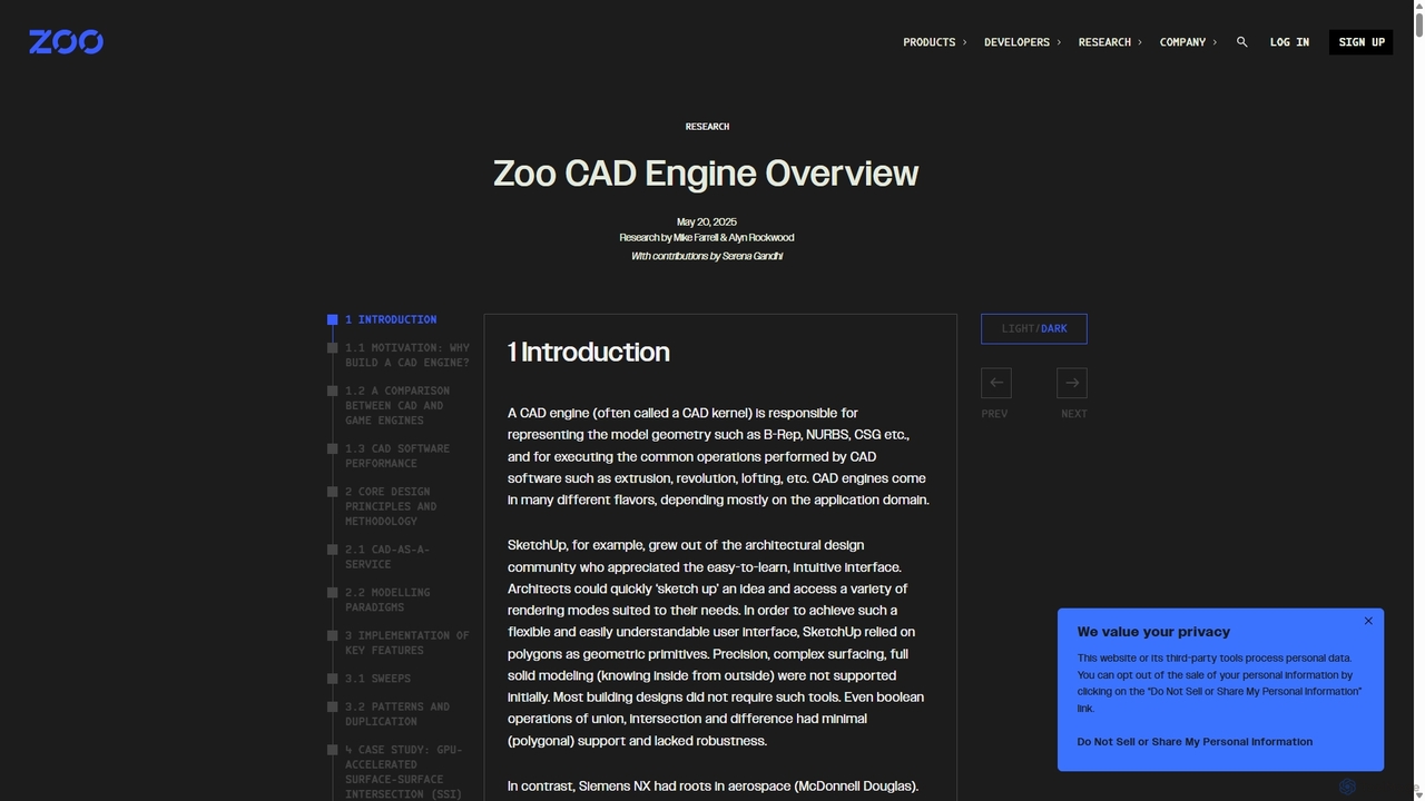 Zoo CAD Engine Overview | Zoo for Zoo