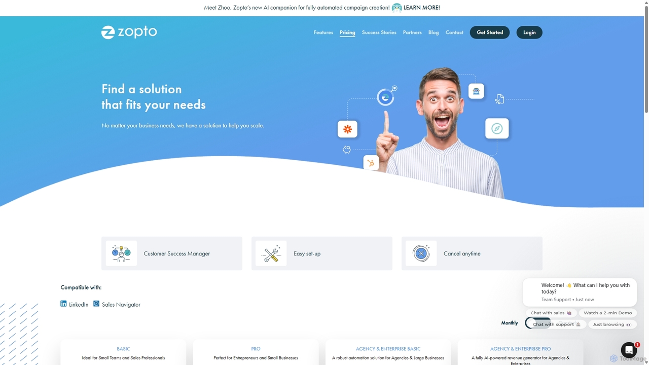 Pricing - Zopto for Zopto