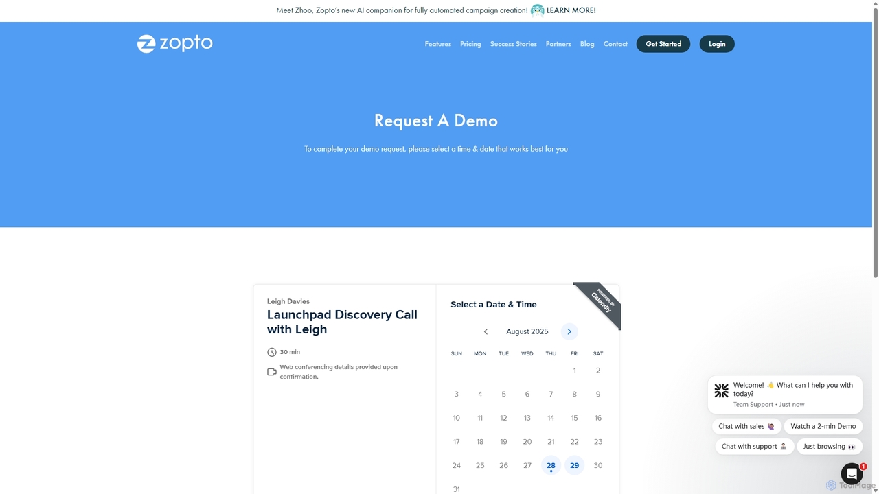 Demo - Zopto for Zopto