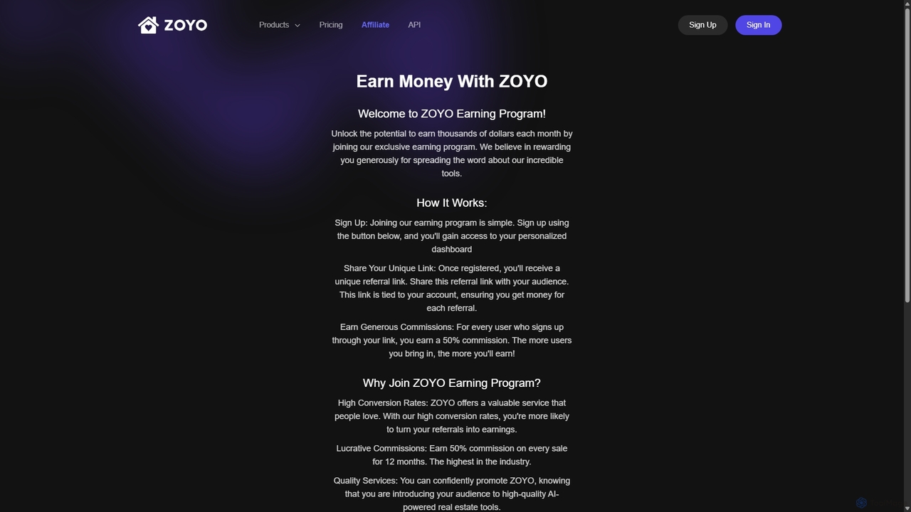 ZOYO - AI Powered Real Estate Tools for ZOYO