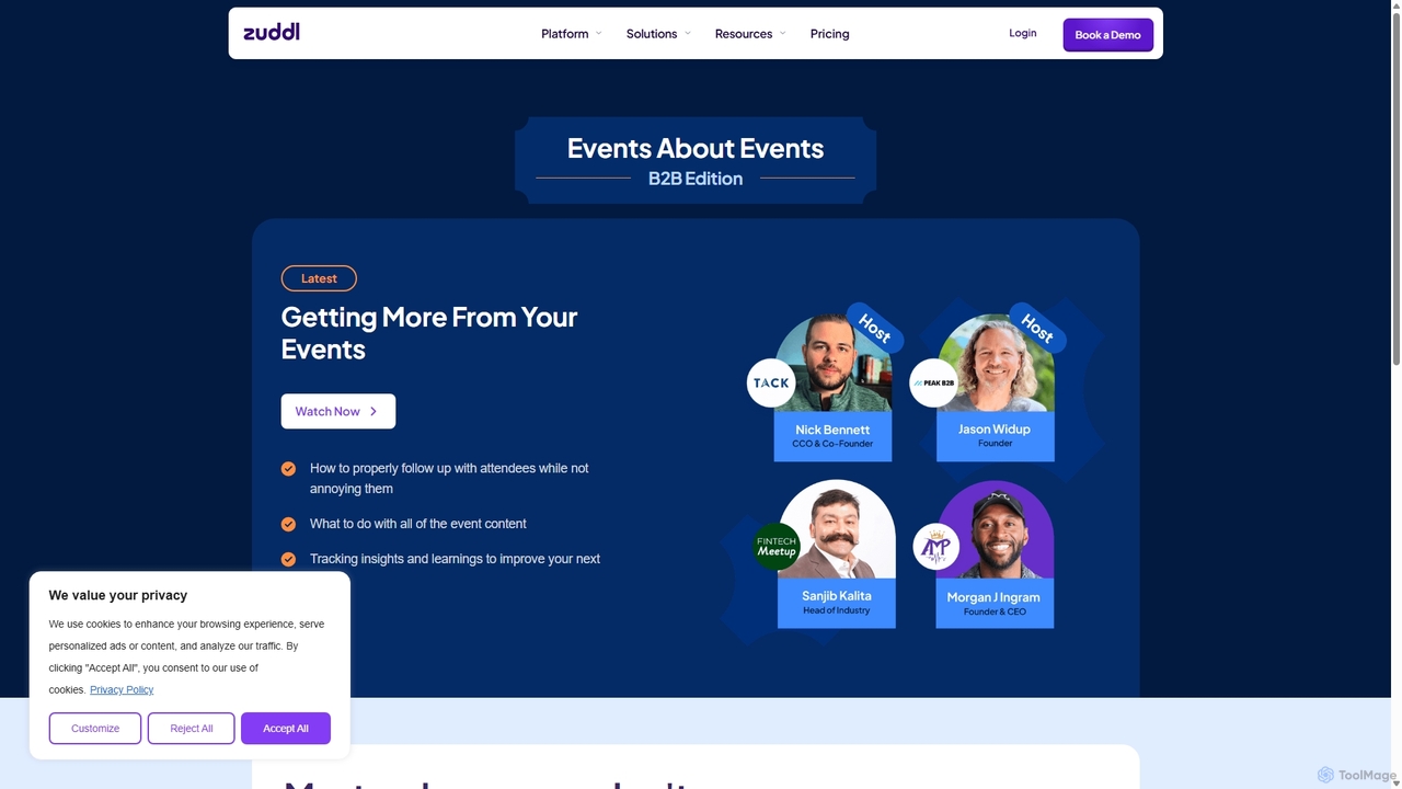 Attend Upcoming Event on Zuddl: Boost your event marketing success for Zuddl
