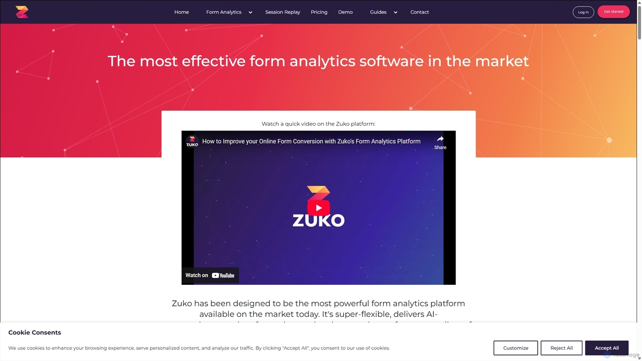 Zuko | Product Features | From Tracking To Optimisation for Zuko