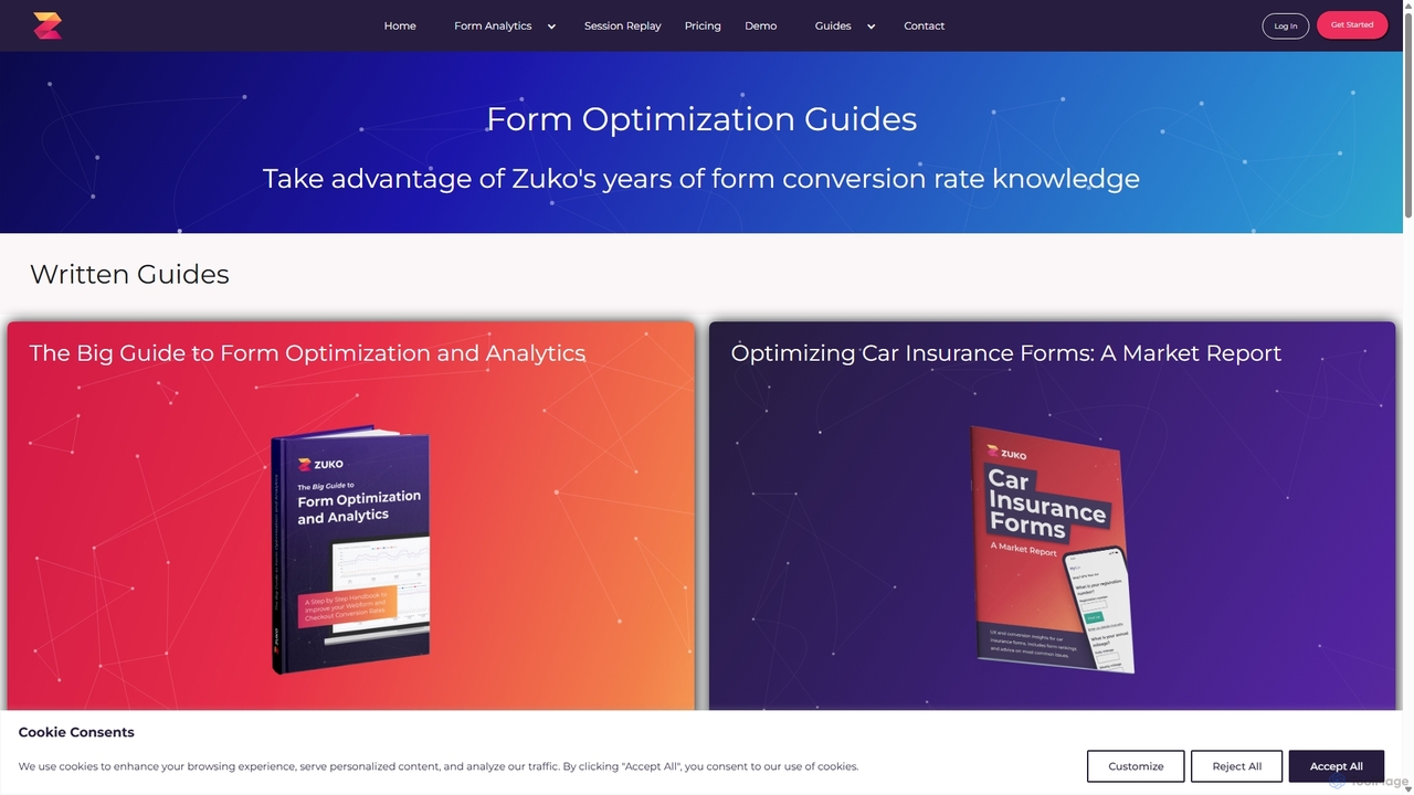 Zuko | Form Optimization Guides for Zuko