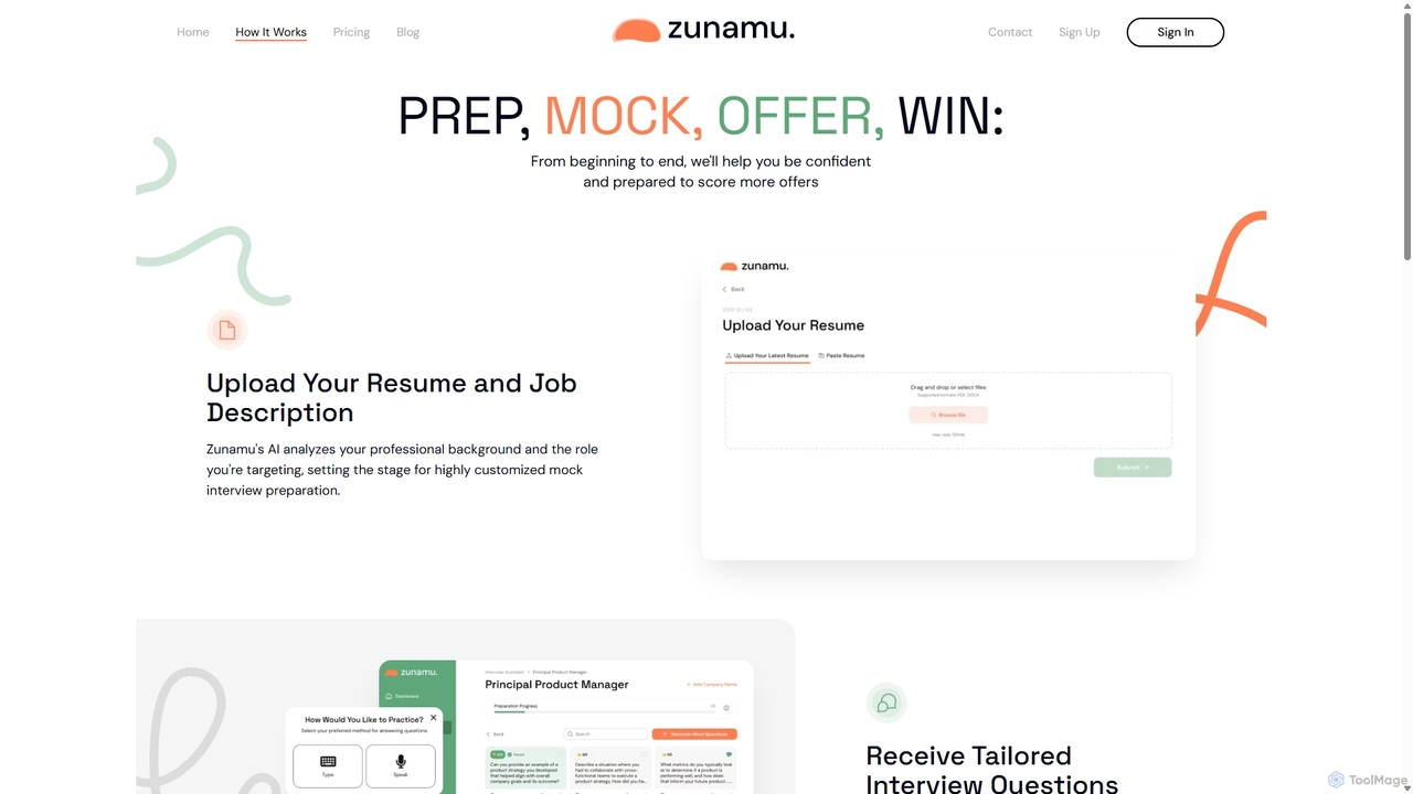 Master Mock Interviews with AI | Zunamu - Your Path to Job Success for Zunamu