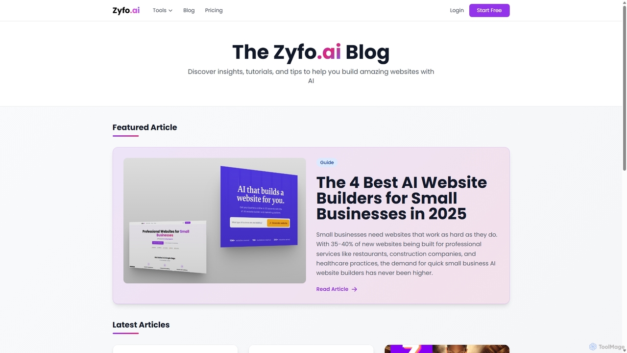 Blog ⋅ Zyfo.ai for Zyfo.ai