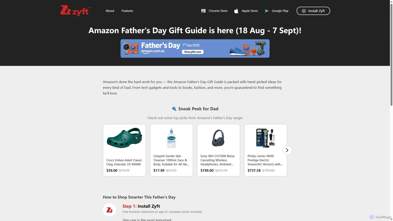 Zyft's Amazon Father's Day Gift Guide for Zyft