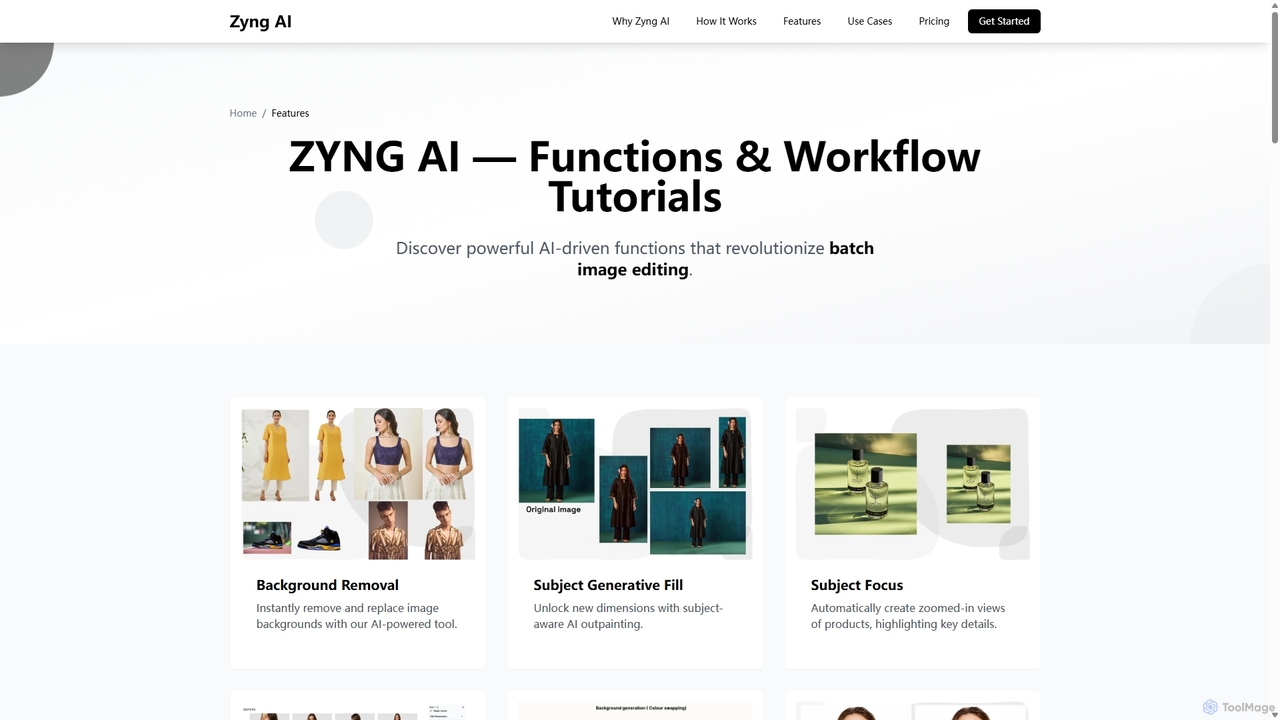 Zyng AI Functions & Workflow Tutorials — AI-Powered Bulk Image Editing for Zyng AI