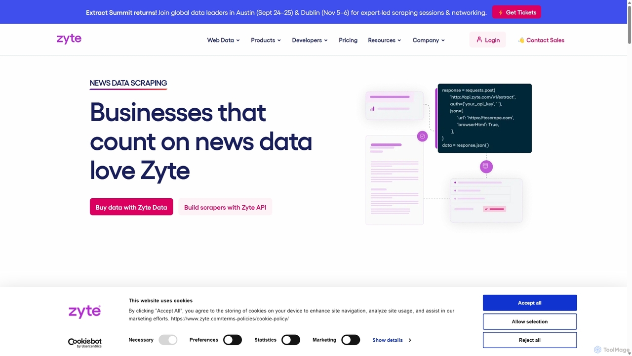 News API Scraping For High Quality Data Extraction for Zyte
